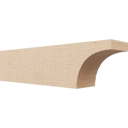 Ekena Millwork 6in. W x 8in. H x 32in. L Huntington Woodgrain TimberThane Rafter Tail, Primed Tan RFTUR06X08X32HUNRCPR